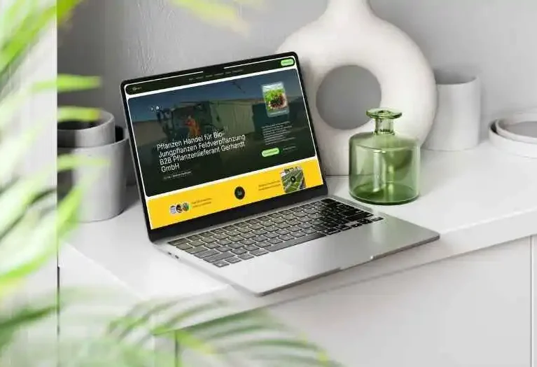 Gerhardt GmbH – Bio-Saatgut Webdesign Projekt von Pixoraa